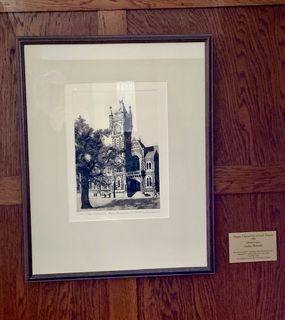 Audrey Bascand Etchings on Display